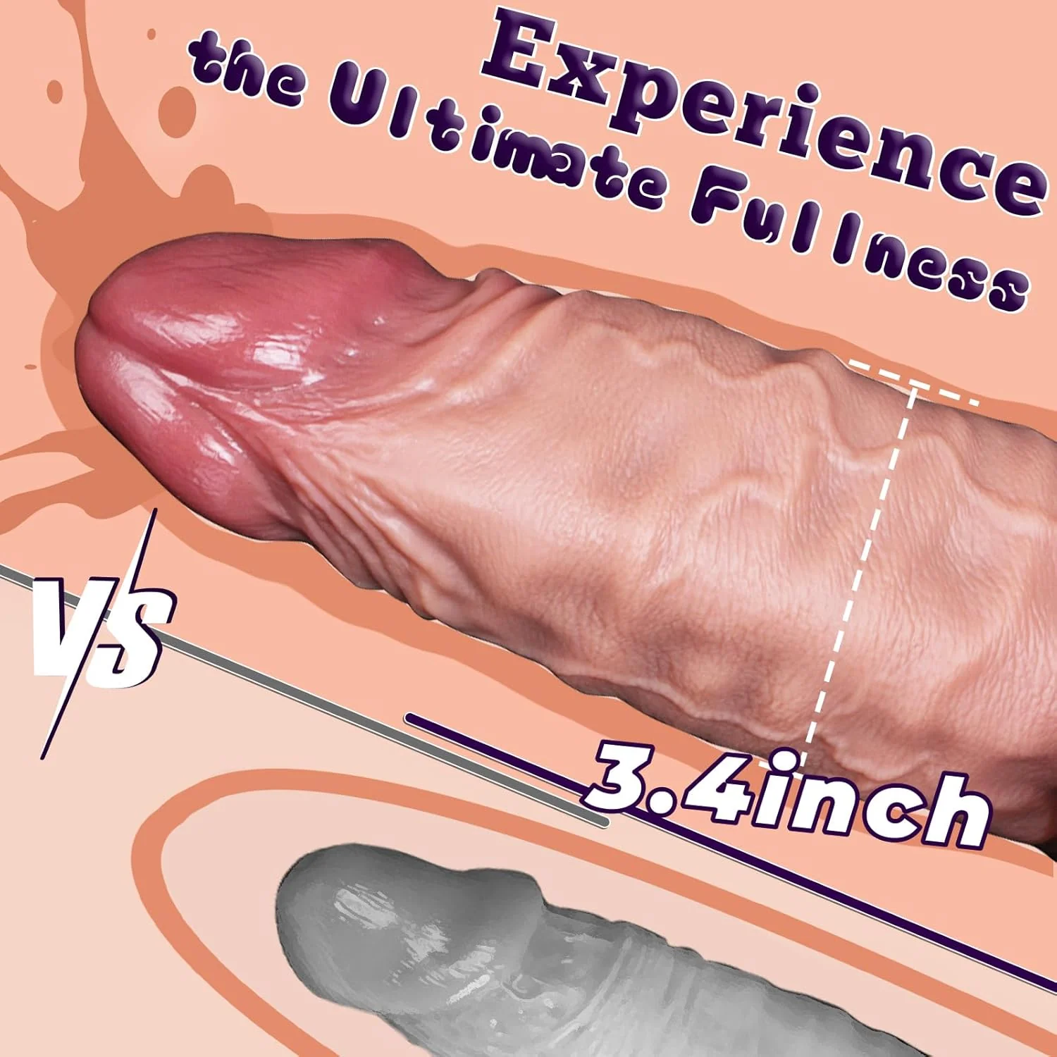HulkingPress 12” XXXL Giant Dildo 3.4” Thick Suction Cup - Image 3