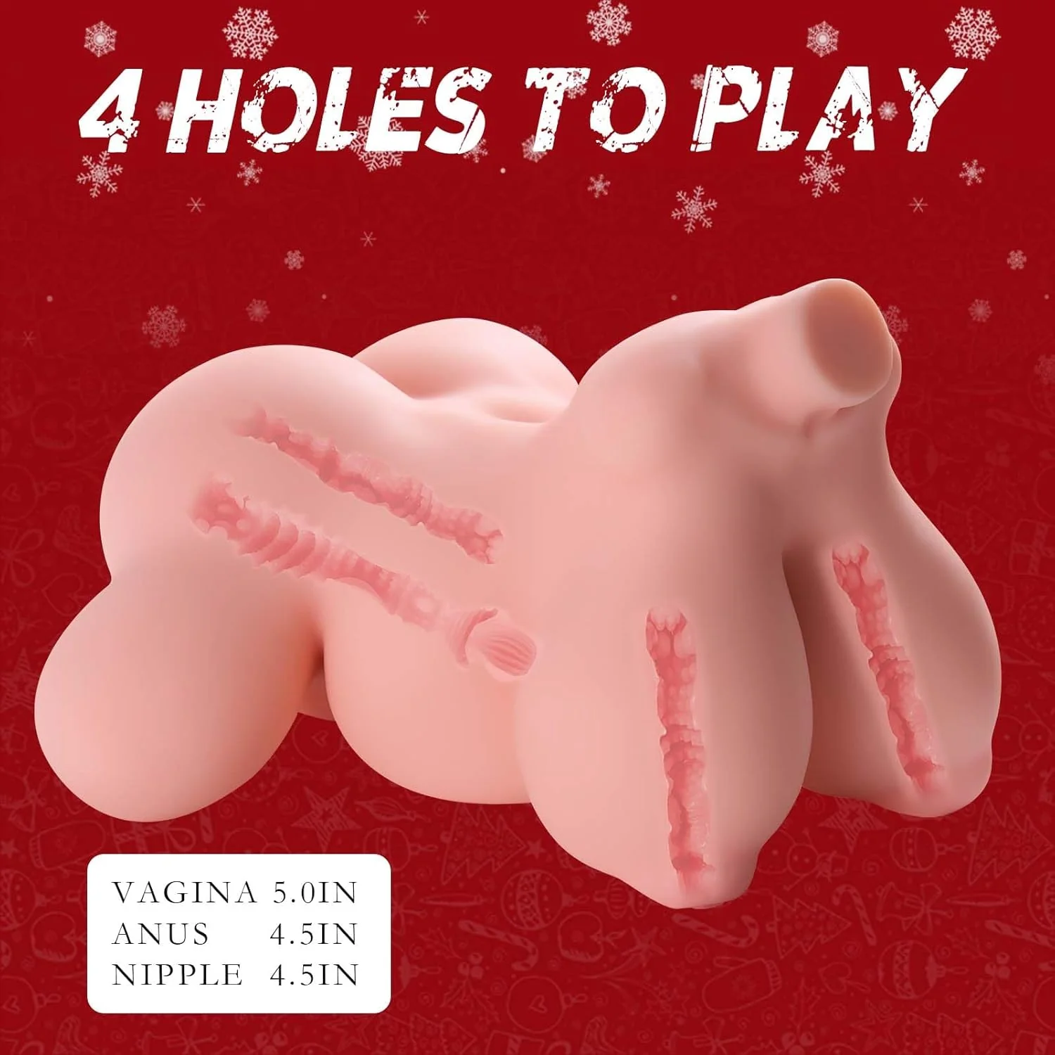 LunaCore 4-Hole TPE Prolapse Torso Stroker Doll - Image 4