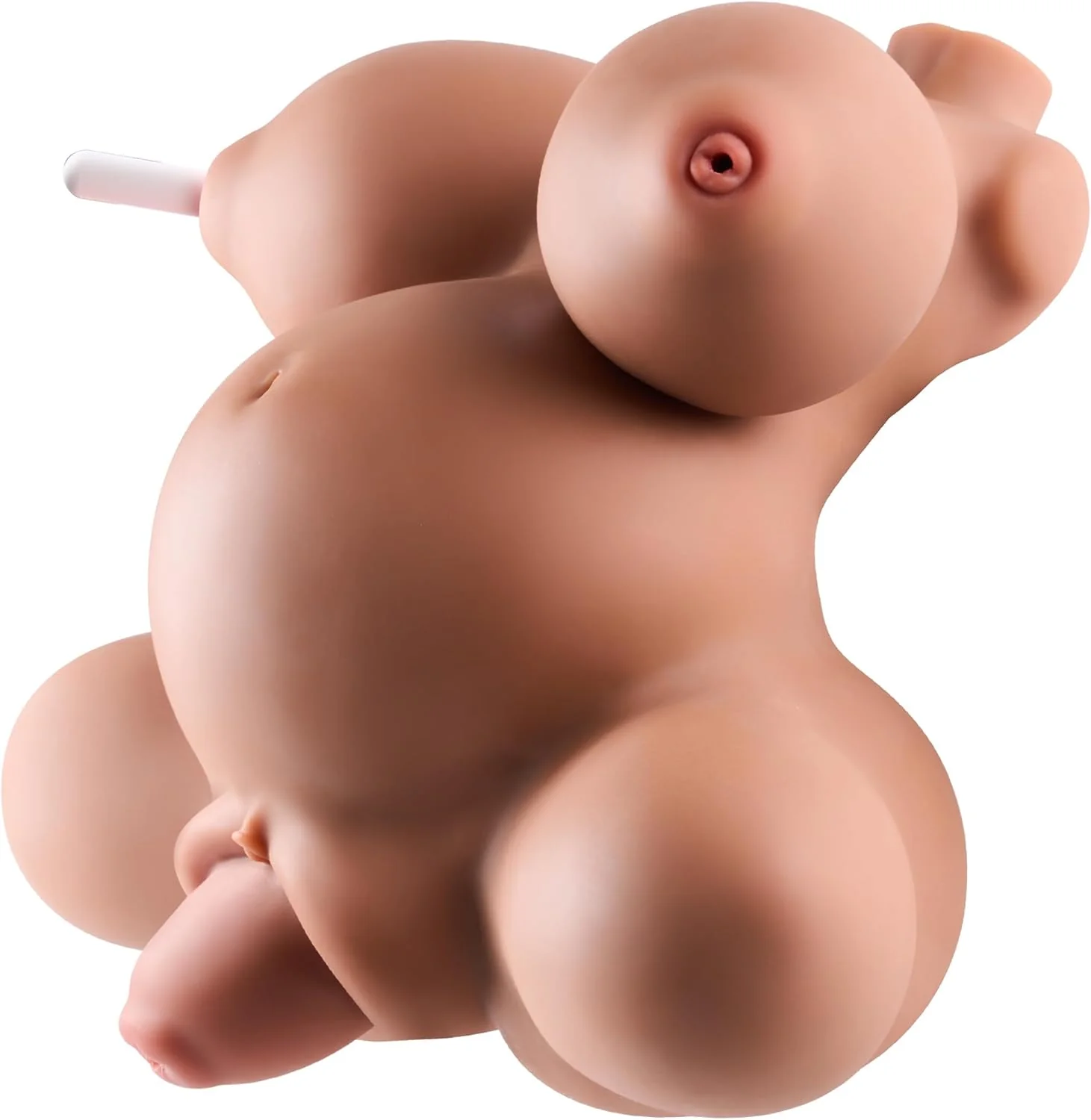 NoctaBelly Brown 4-Hole TPE Prolapse Torso Sex Doll - Image 2