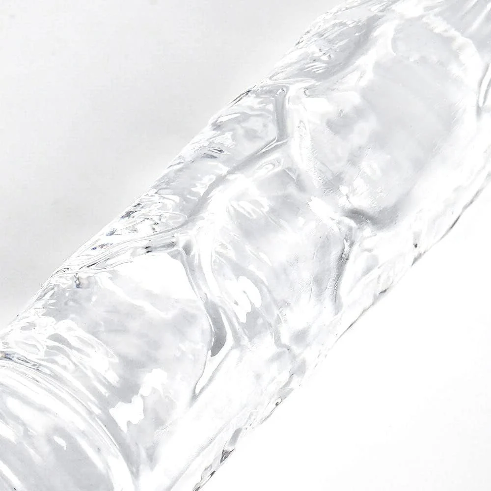 ClearMorph 13” Double-Ended Dildo Flexible Clear Toy - Image 5