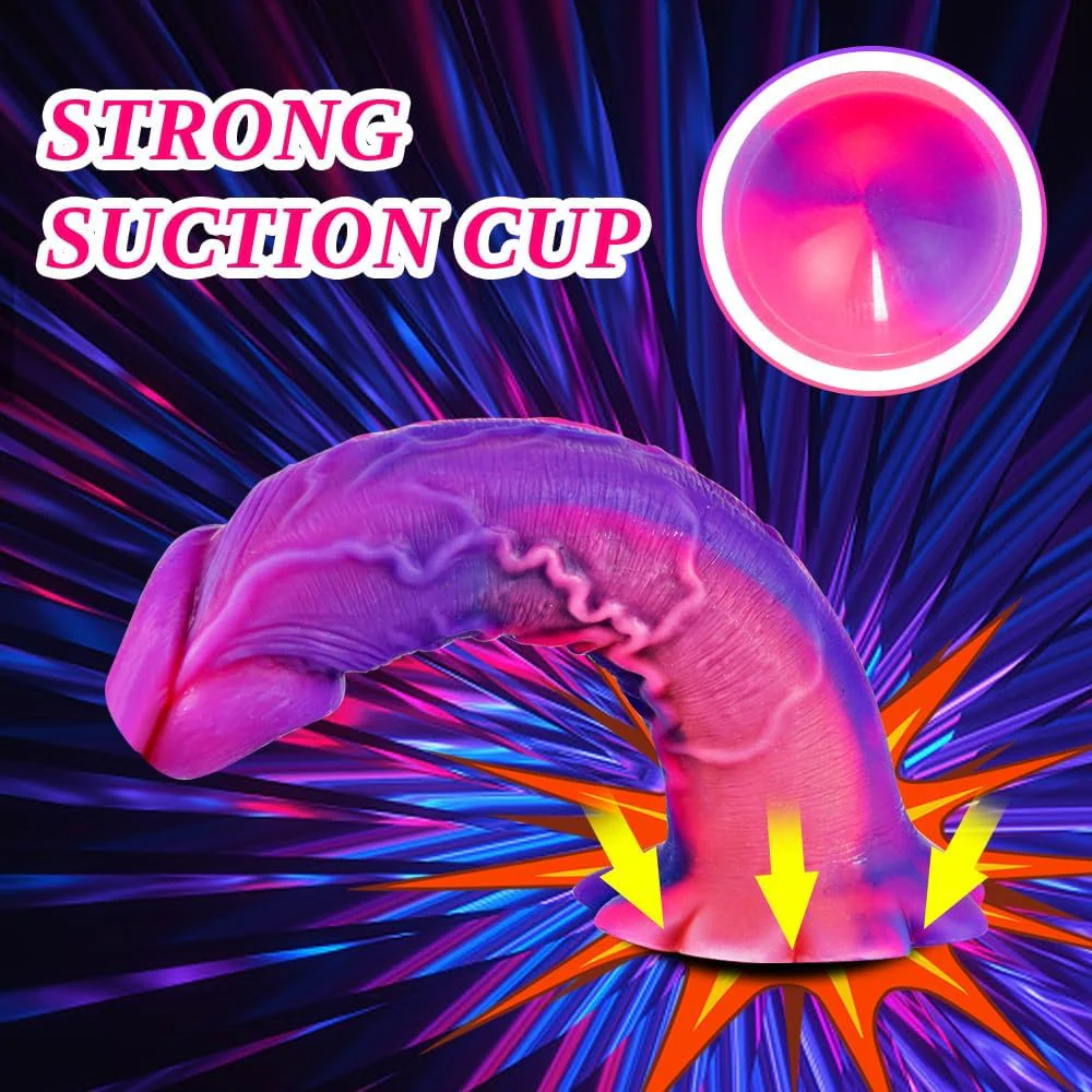 TwinPop 14” Double-Ended Dildo Suction Cup Silicone Set - Image 4