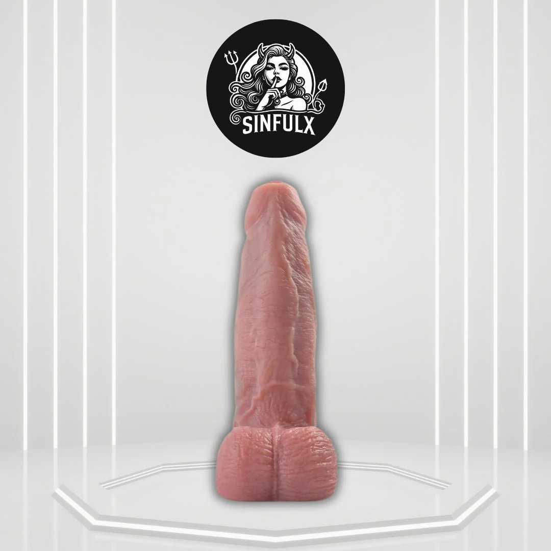 GoliathX 9.6” Thick Uncut Dildo 2.4” Diameter Suction Cup