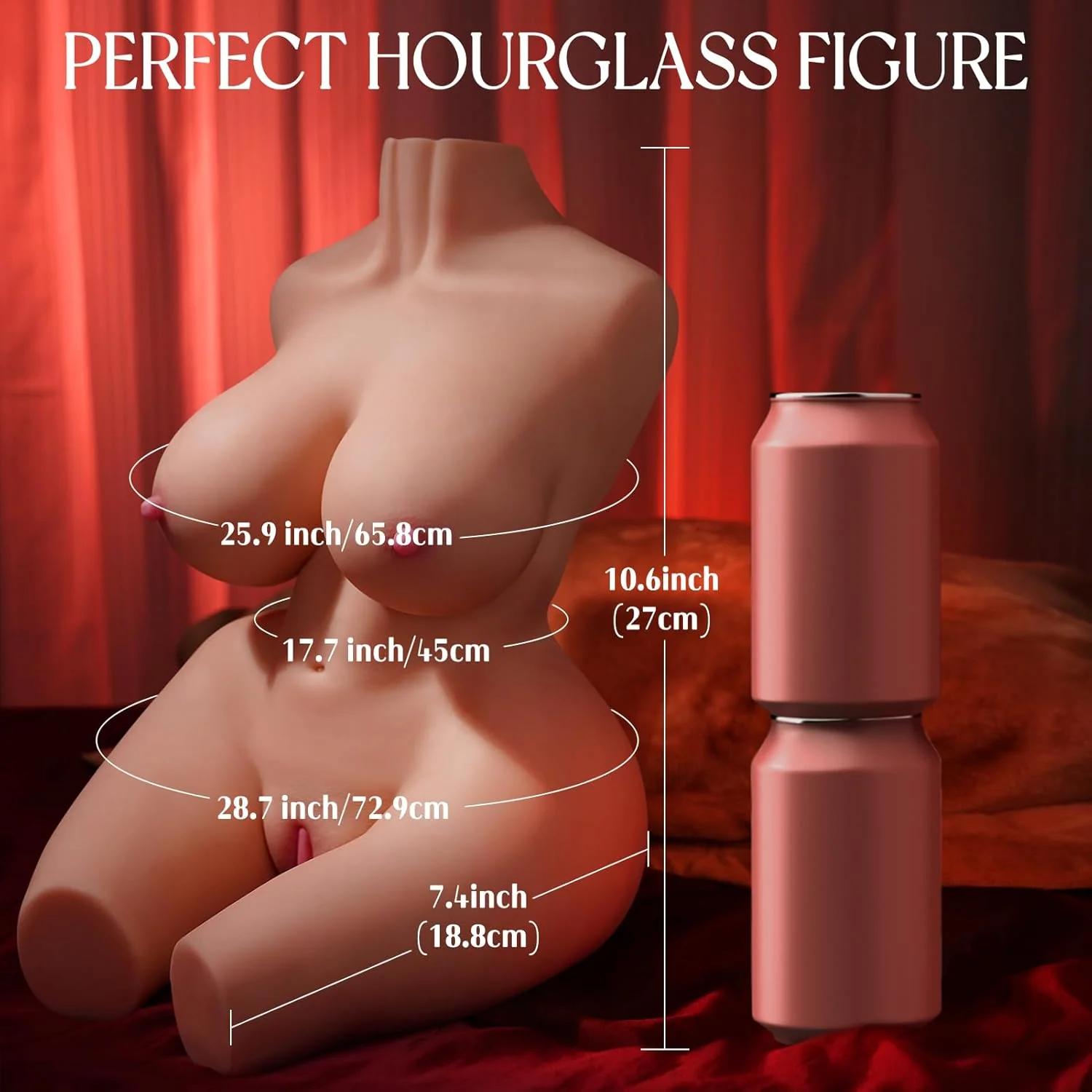 KoreviaX 22lb Realistic Sex Doll Torso Flexible TPE - Image 7