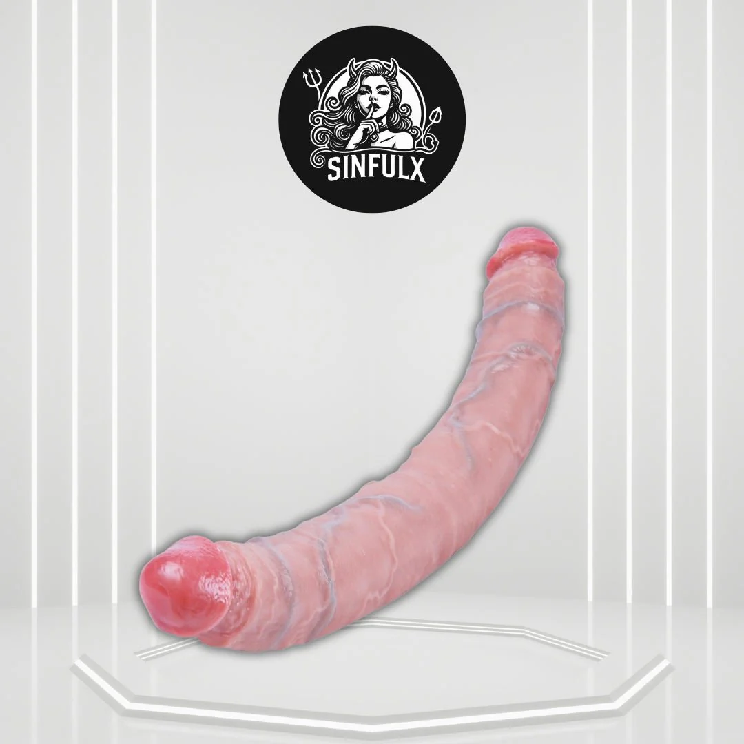 TitanMorph 24.4” XXL Double-Ended Dildo Thick Silicone Toy