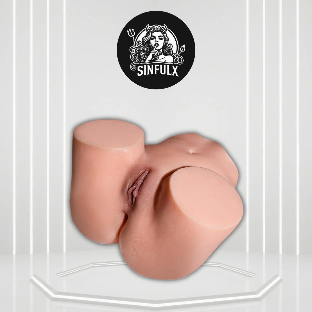VantaPulseX 25LB Vibrating Sex Doll Torso | Dual Deep Channels