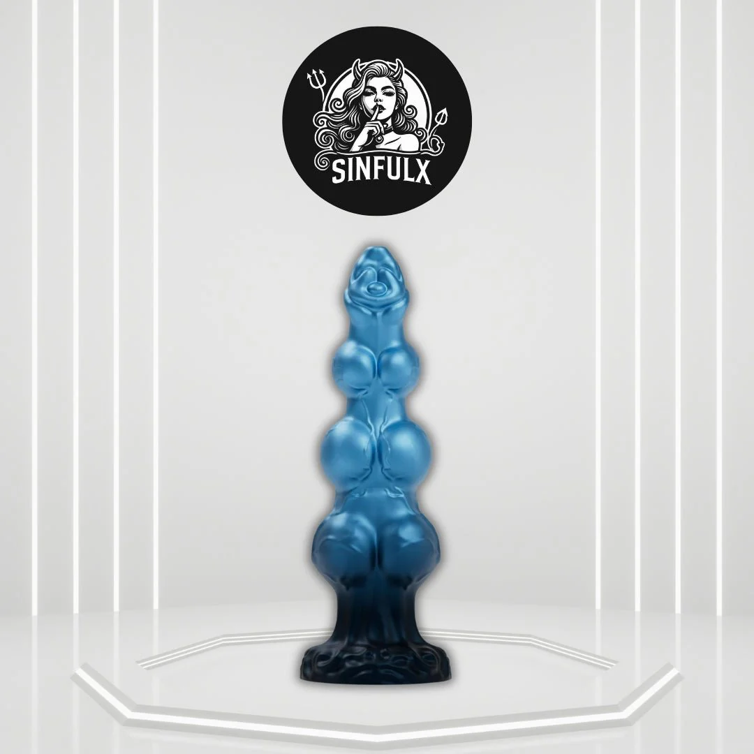TripleKnot 9.6” Fantasy Knot Dildo Silicone Suction Cup