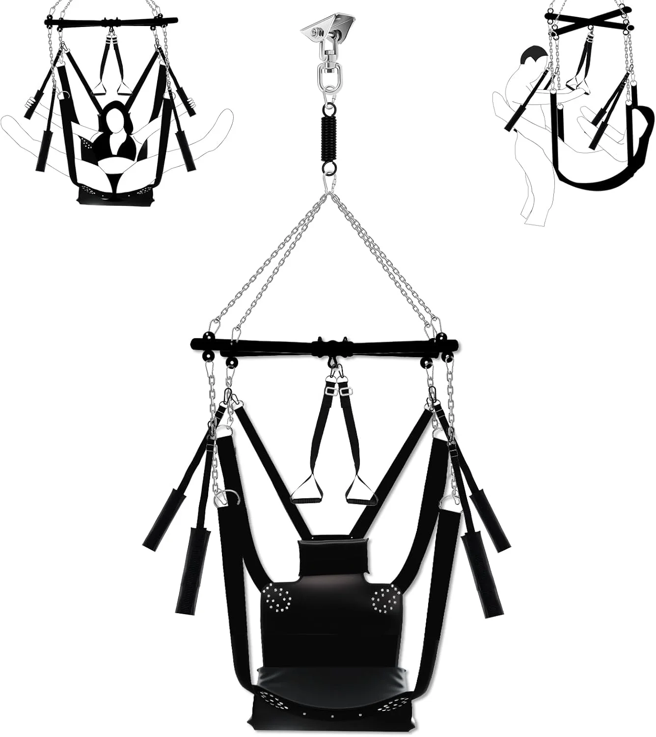 FloatEase Premium Heavy-Duty 360° Adjustable Sex Swing 800lb