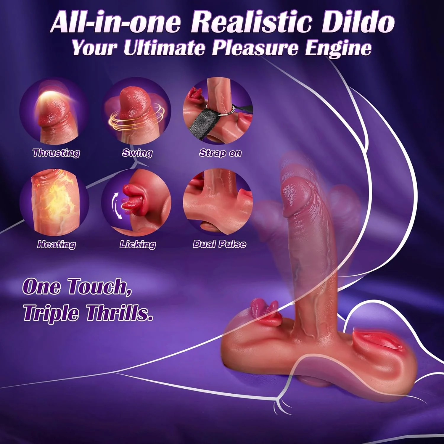RideCore Remote Ride-On Dildo with Suction Base - Image 2