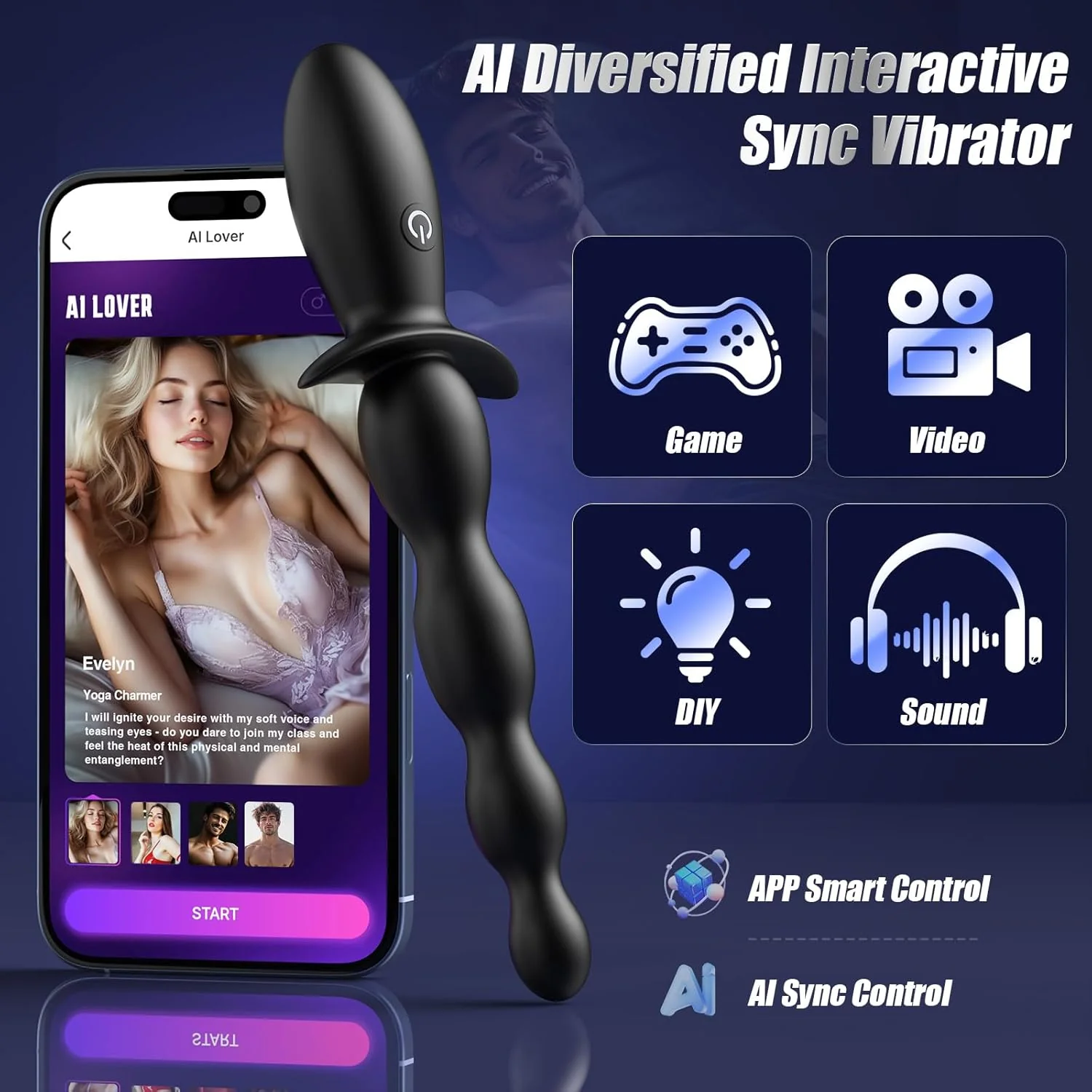 CoreWave App-Controlled Anal Beads Prostate Vibrator - Image 9