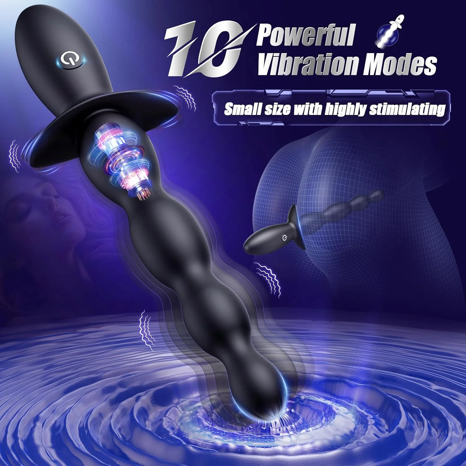 CurveSync App-Controlled Anal Beads Prostate Vibrator - Image 3