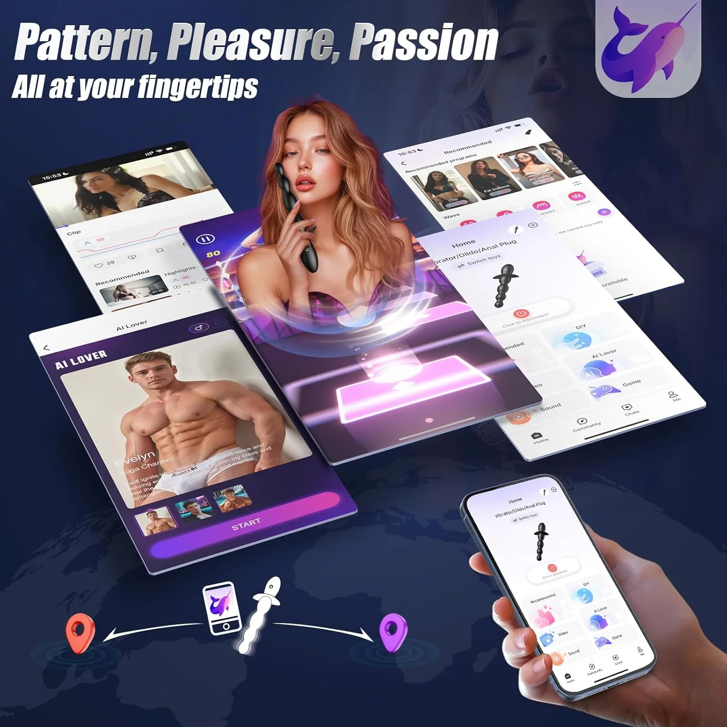 CurveSync App-Controlled Anal Beads Prostate Vibrator - Image 7