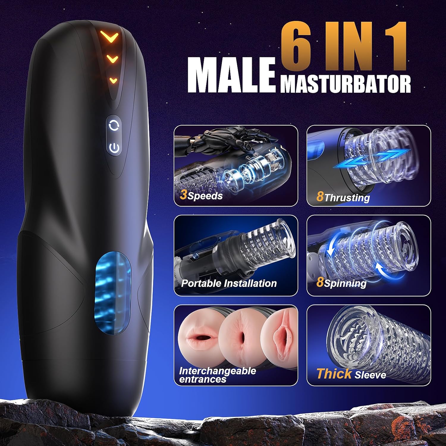 ApexTremor Thrusting & Spinning Male Stroker - Image 2