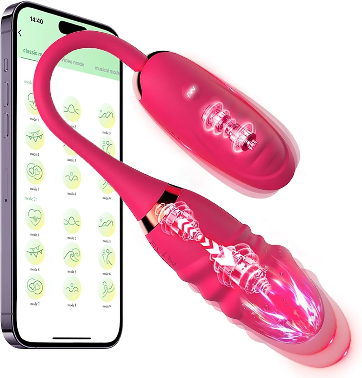 SyncWave App Remote G-Spot Vibrator Couples Toy 10 Modes - Image 2