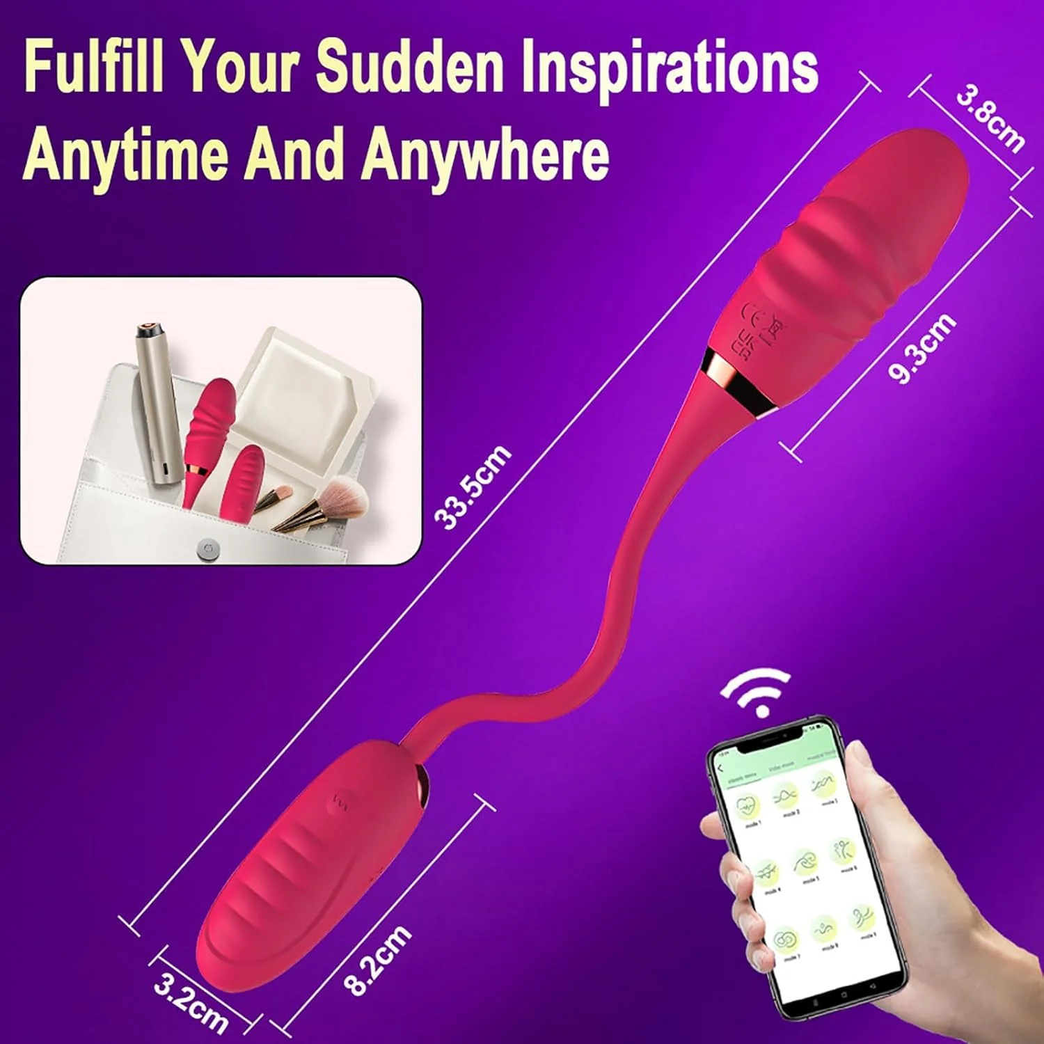SyncWave App Remote G-Spot Vibrator Couples Toy 10 Modes - Image 5