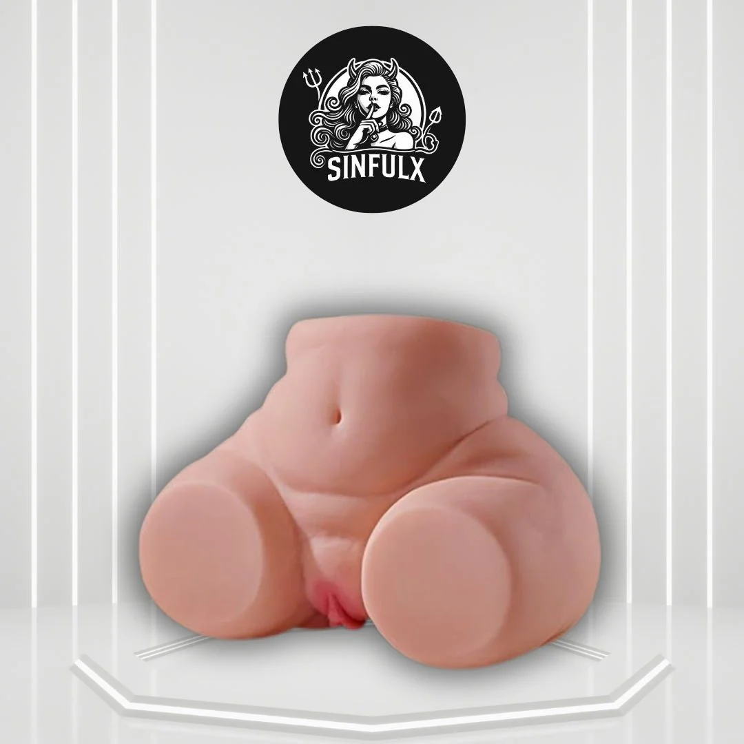 PlushMax BBW Sex Doll Torso Dual Channel 12LB