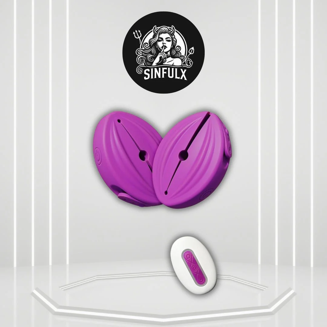 StealthPulseX Mini Remote Nipple Vibrators – 10 Modes