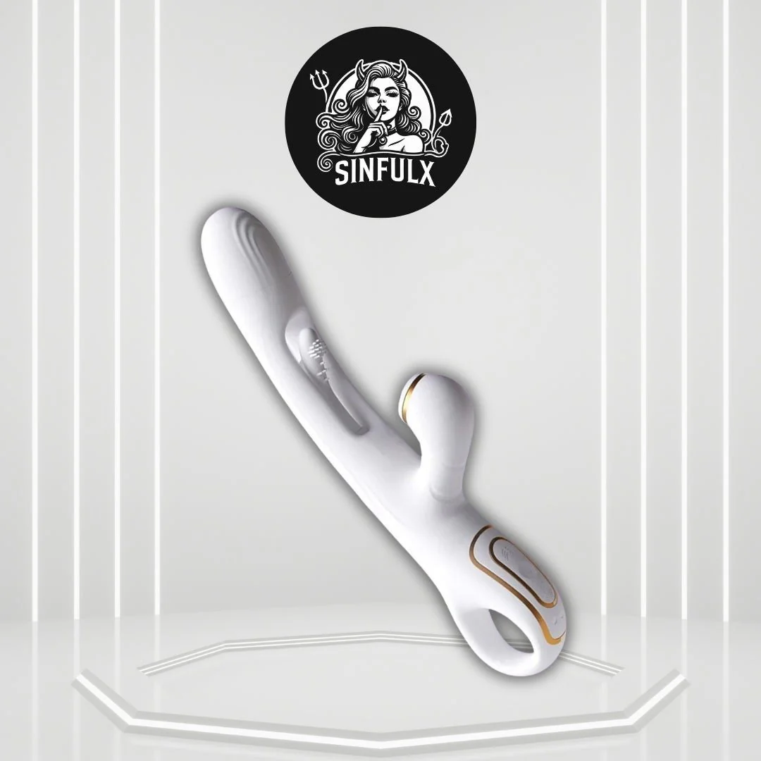 IvoryPulse Suction Rabbit Vibrator 3-in-1 Flapping Modes