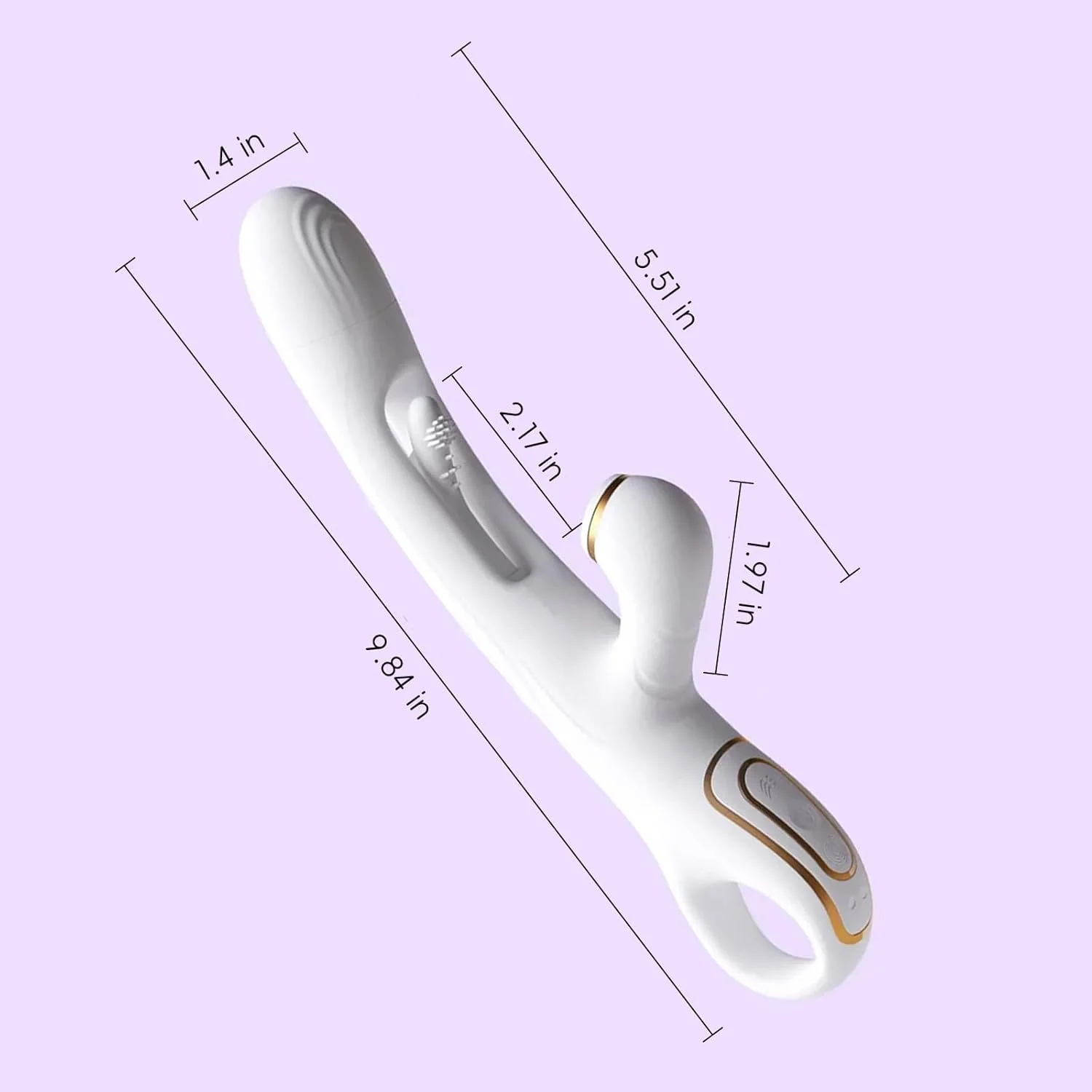 IvoryPulse Suction Rabbit Vibrator 3-in-1 Flapping Modes - Image 8