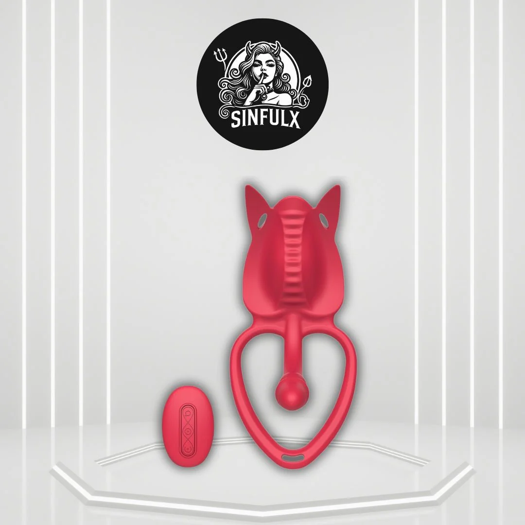 SyncFusion Wearable Cock Ring Clit Stimulator App 10 Modes
