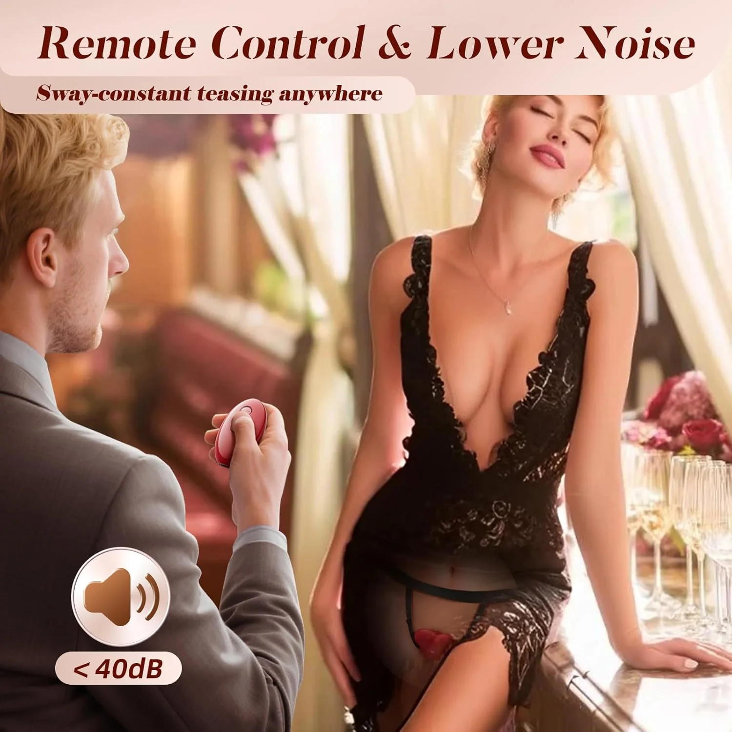 SilkLink Wearable Cock Ring Clit Stimulator Remote 10 Modes - Image 6