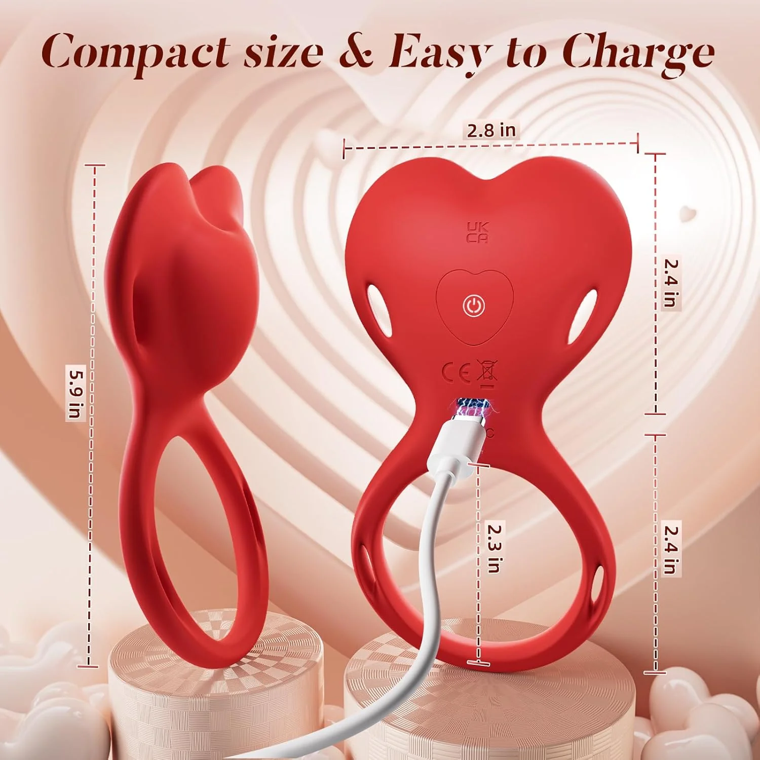 SilkLink Wearable Cock Ring Clit Stimulator Remote 10 Modes - Image 8