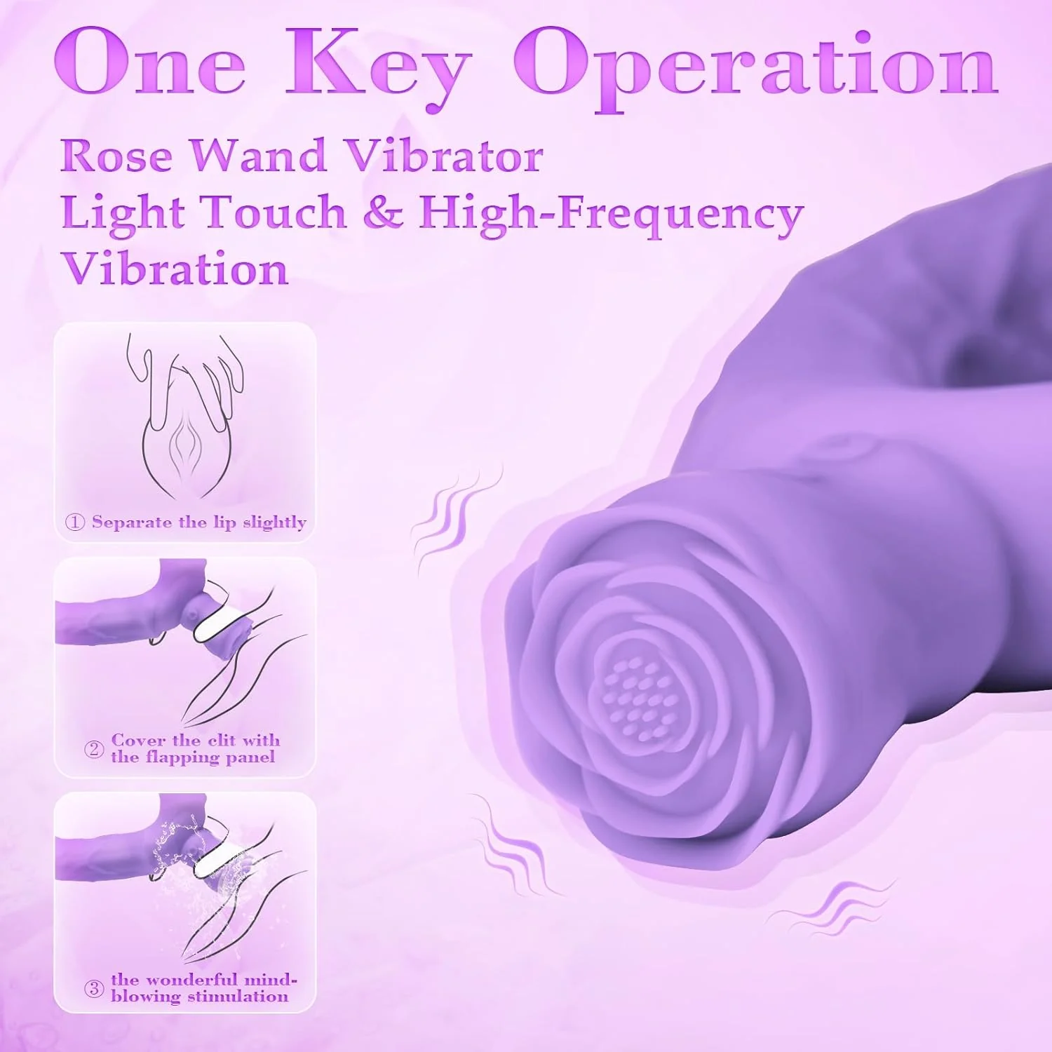 RoseFlex 15.75” Double-Ended Vibrating Dildo 10 Modes - Image 6