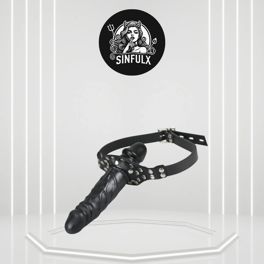 DoubleD BDSM Lockable Penis Mouth Gag