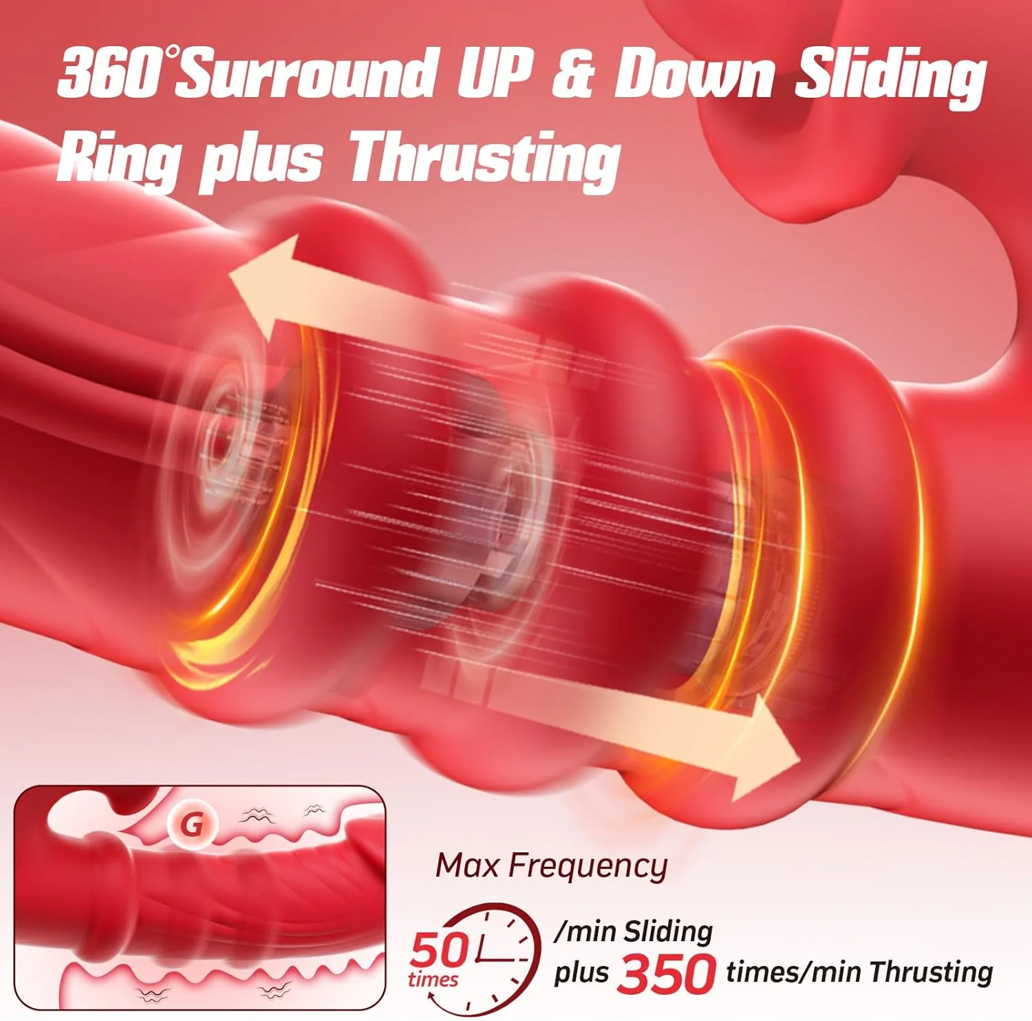 EclipsePulse Thrusting Dildo Vibrator Clit Stimulator - Image 3