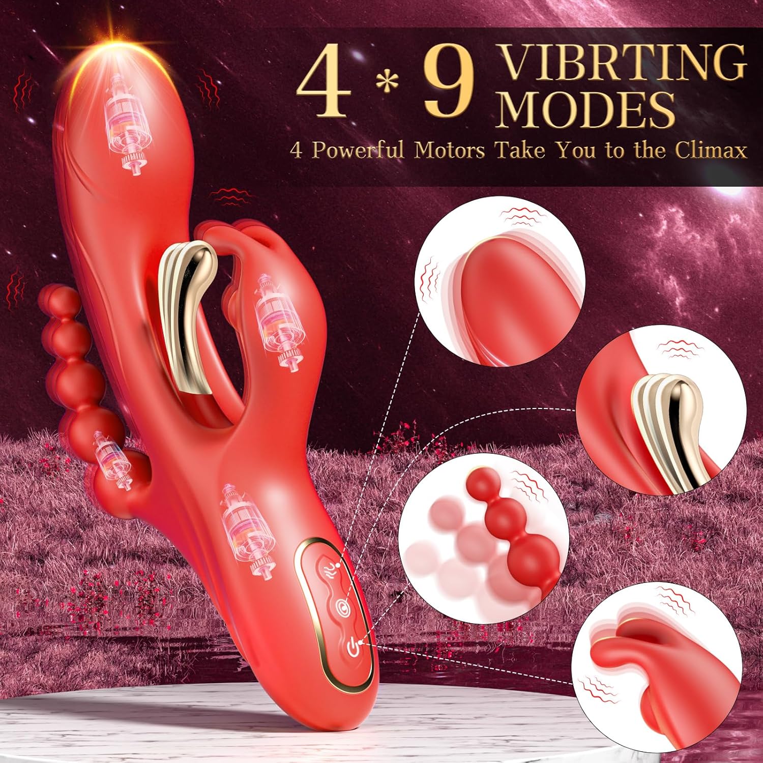 FawnTouch G-Spot Rabbit Dildo Vibrator - Image 2