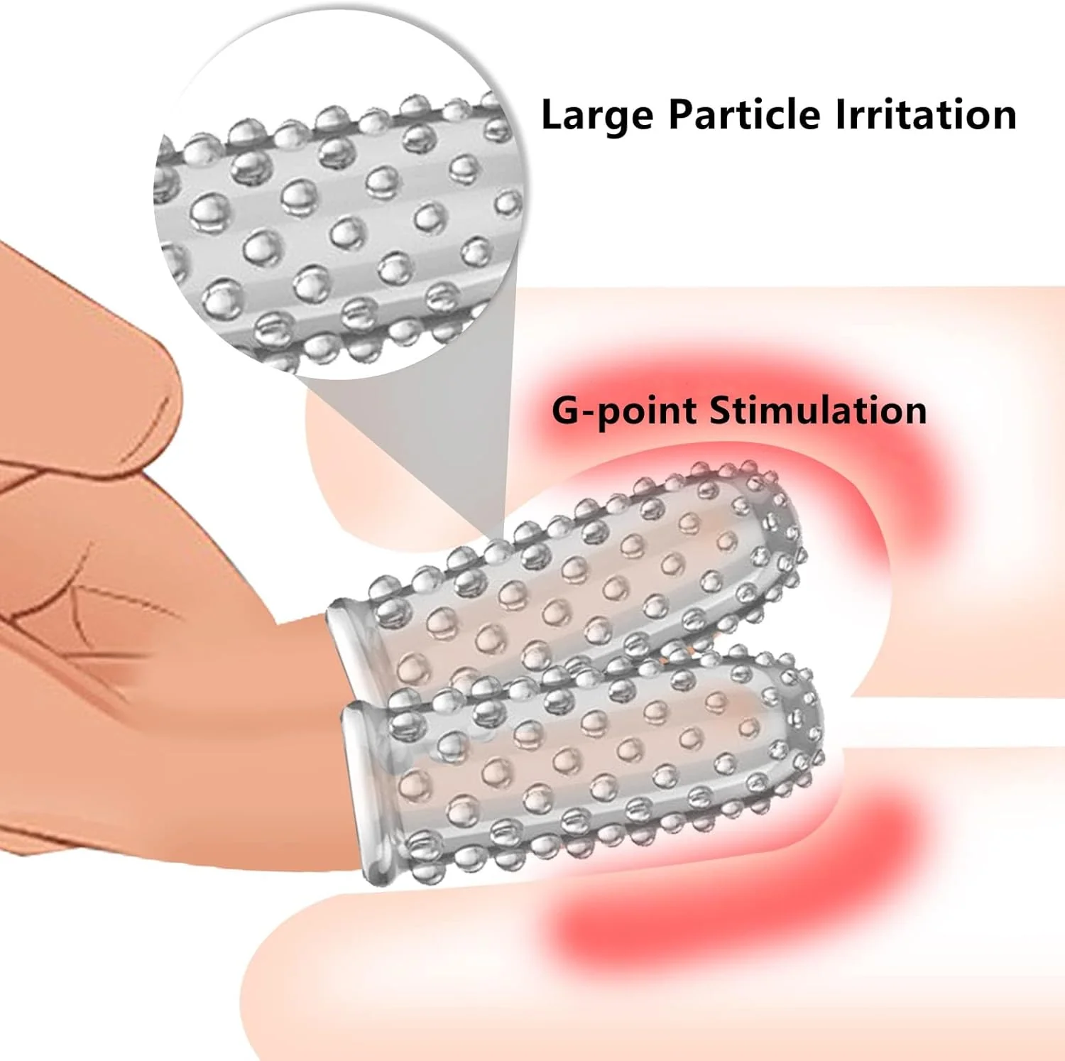 StimulatingFingers Spiked Fingers G-Spot Stimulators - Image 2