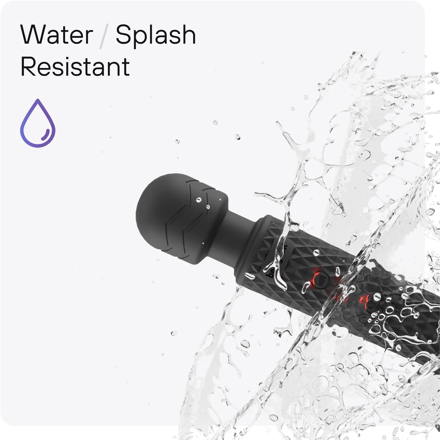 ObsidianPrism Wand Vibrator 20 Patterns 8 Speeds Waterproof - Image 6