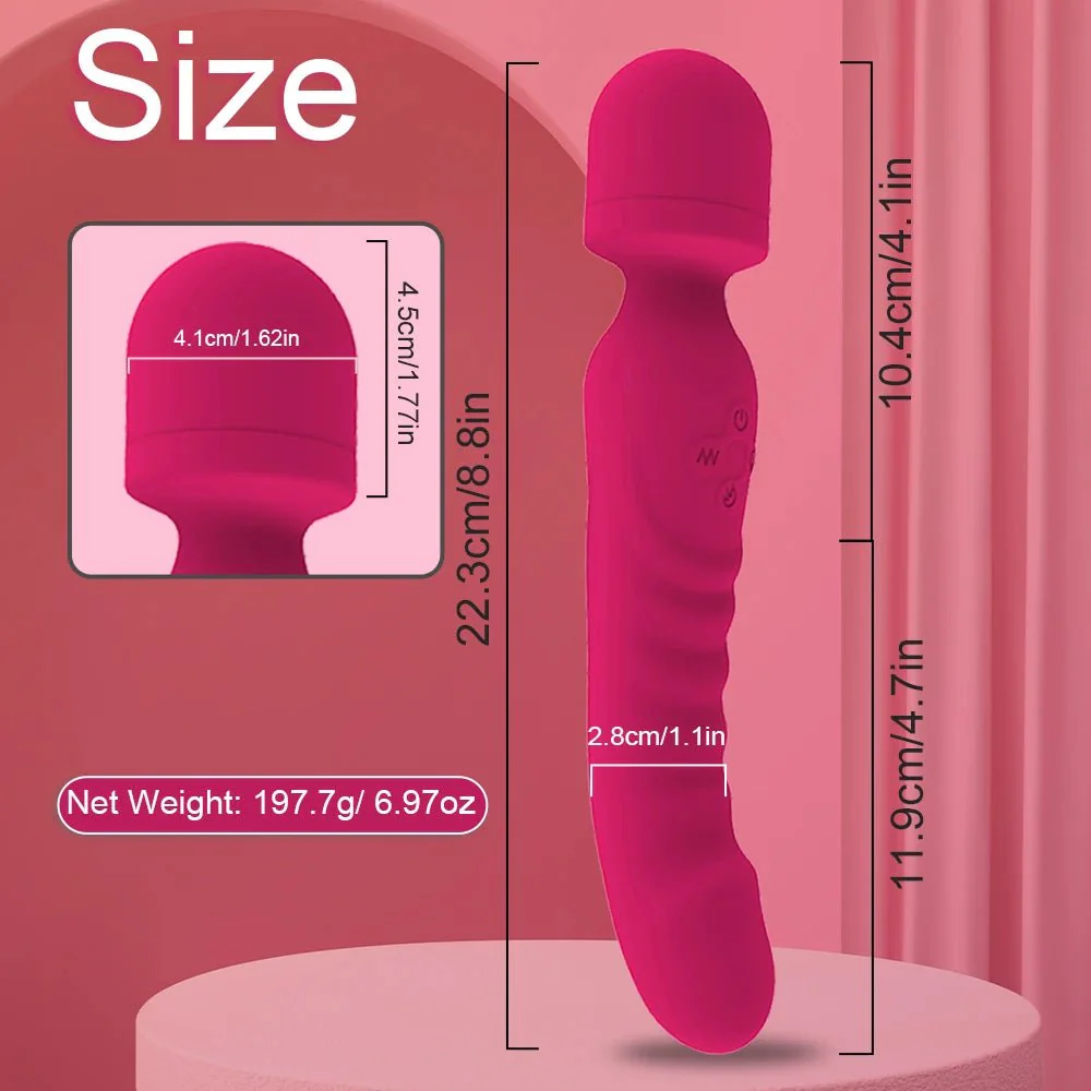 IgniteFlex Heated Dual Head Wand Vibrator - Image 6