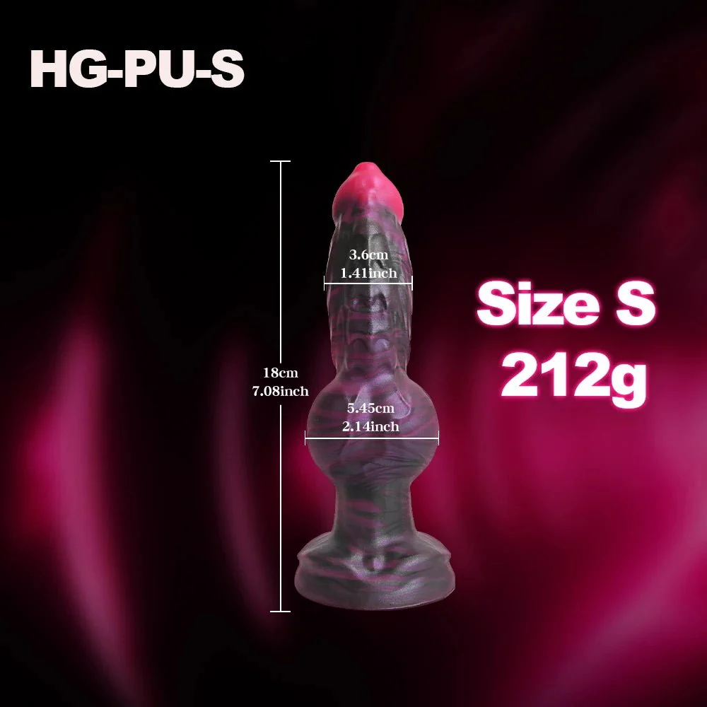 KnotFetish Dog Knot Silicone Dildo Plug - Image 7
