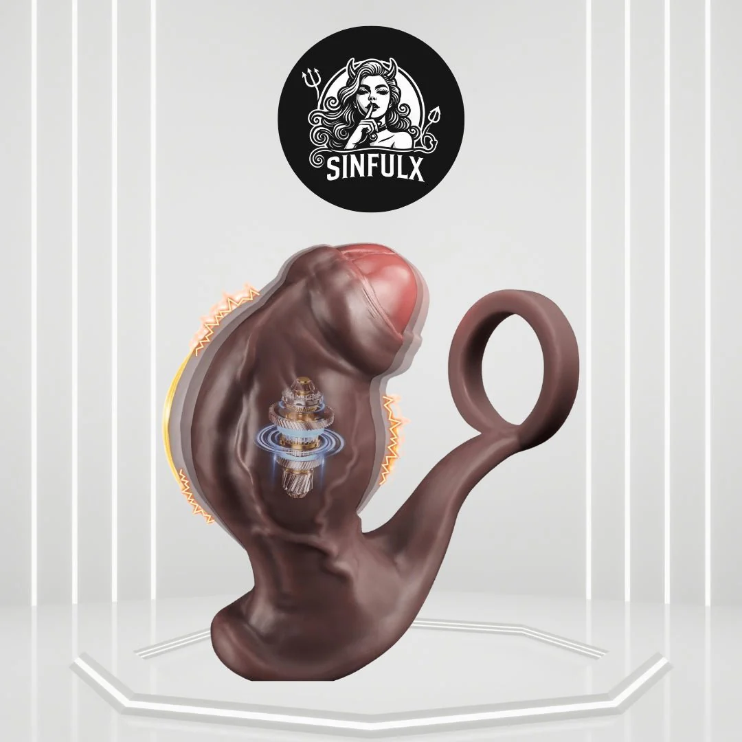 TitanCoreX XXL Prostate Massager Cock Ring App Remote 9 Modes