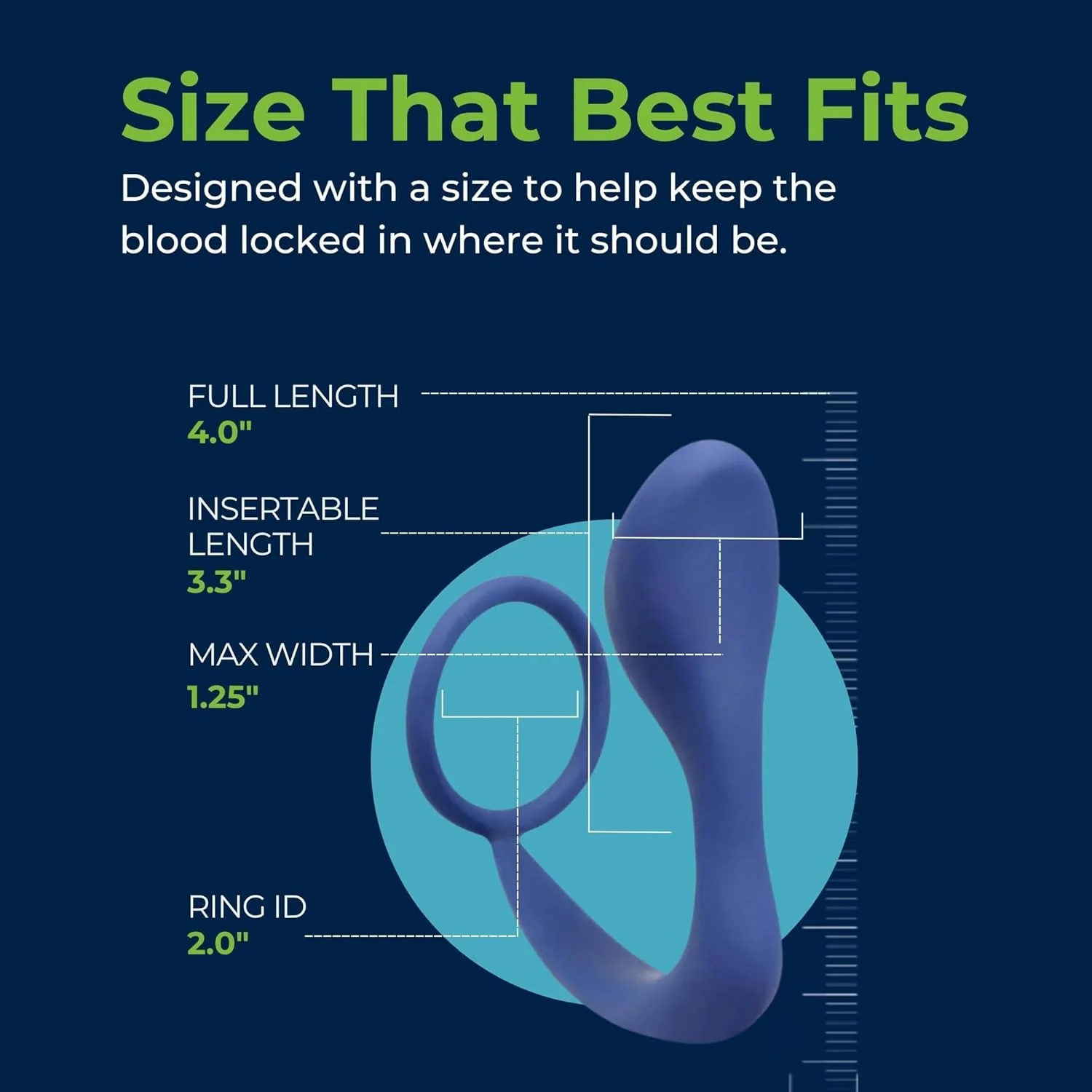 FlexLockX Prostate Massager Cock Ring Silicone Beginner Fit - Image 4