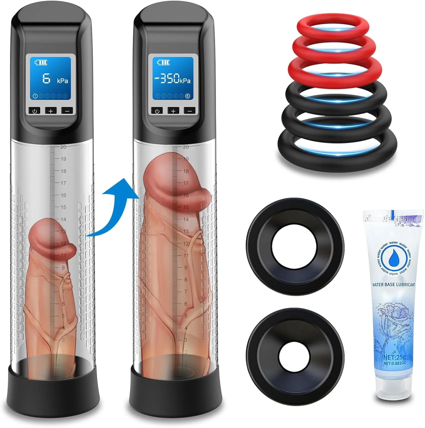 CoreDrive Electric Penis Pump 6 Modes LED Display