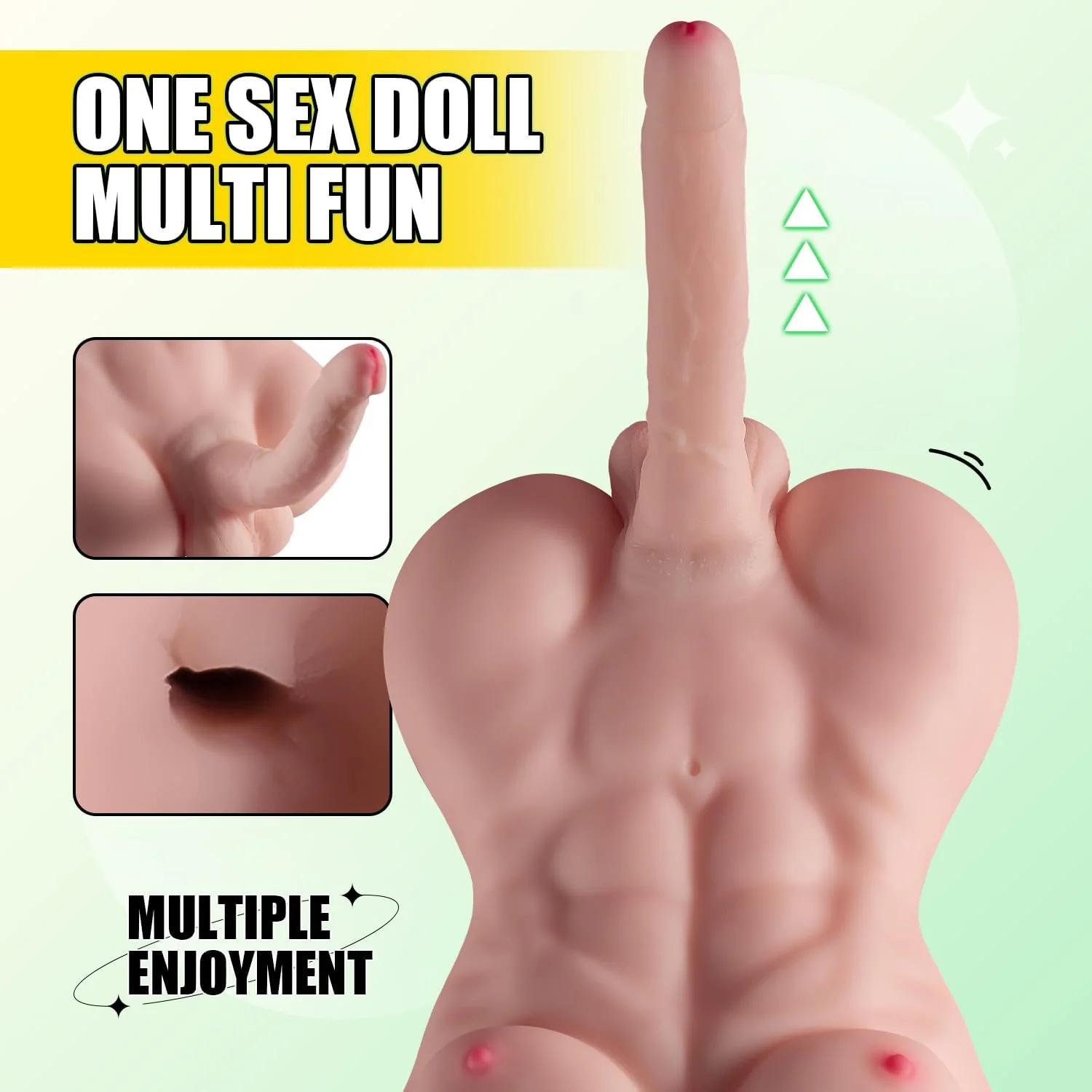 ApexForge Muscular Male Sex Doll Torso Flexible Dildo - Image 9