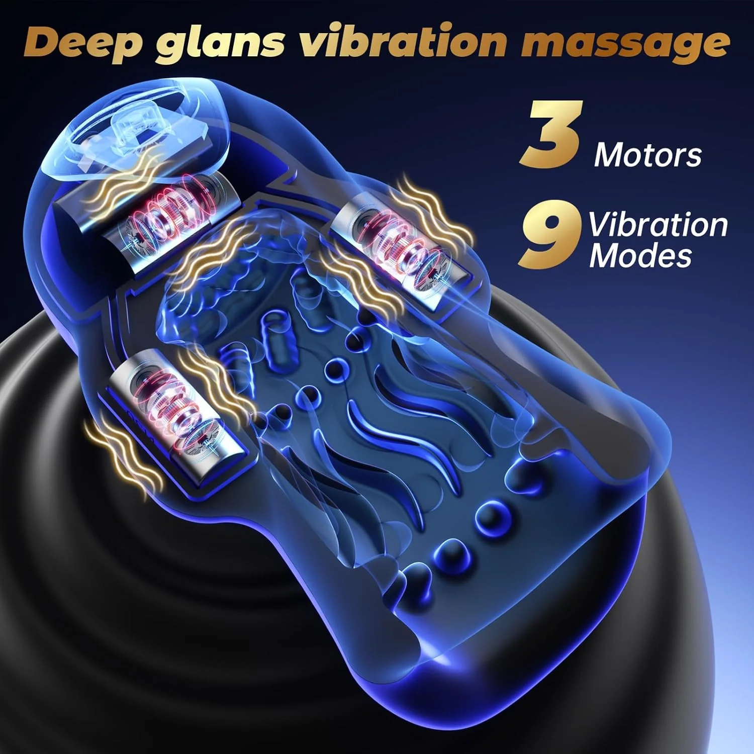 IntelliPulse AI 360° Male Masturbator 3 Motors 9 Modes - Image 4