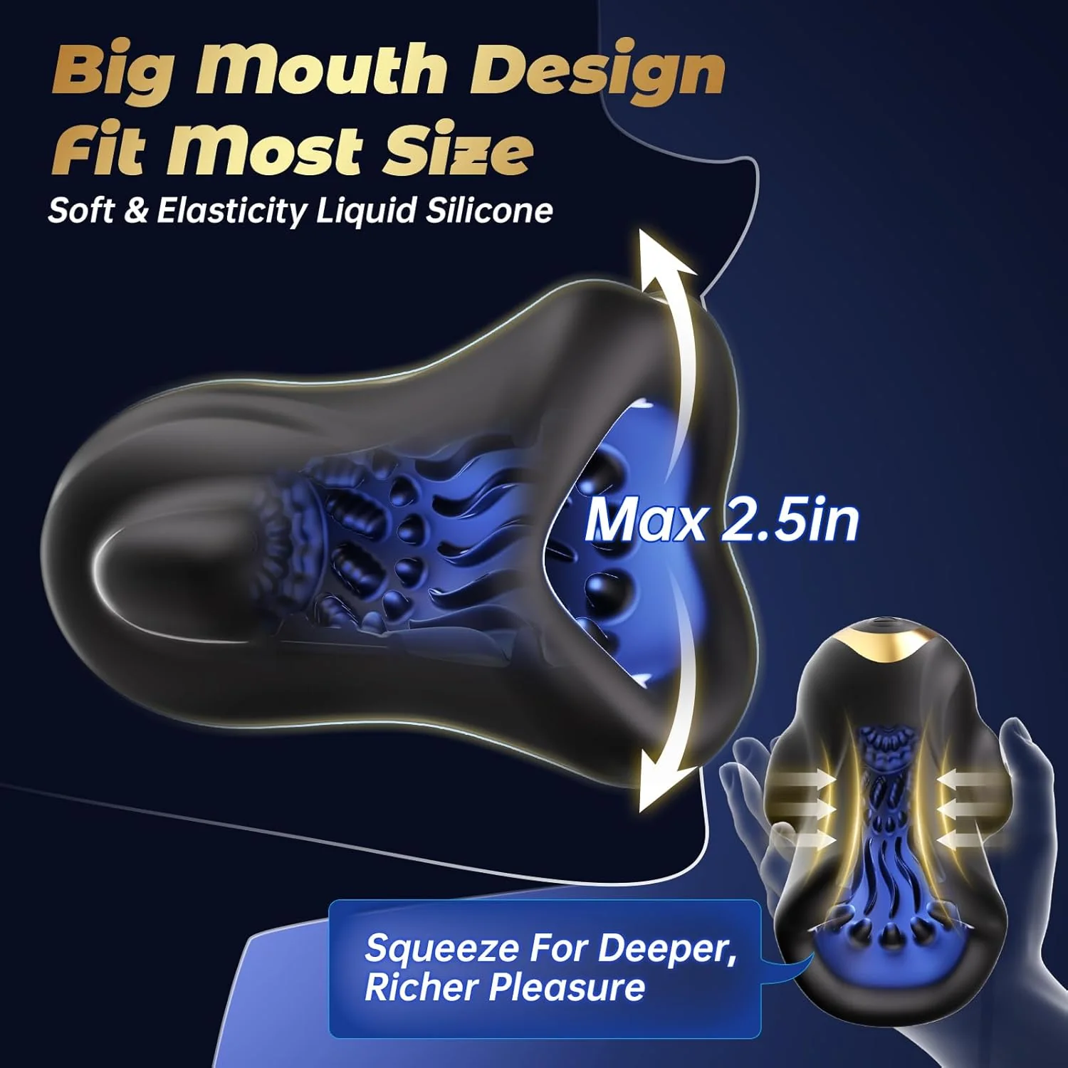 IntelliPulse AI 360° Male Masturbator 3 Motors 9 Modes - Image 8
