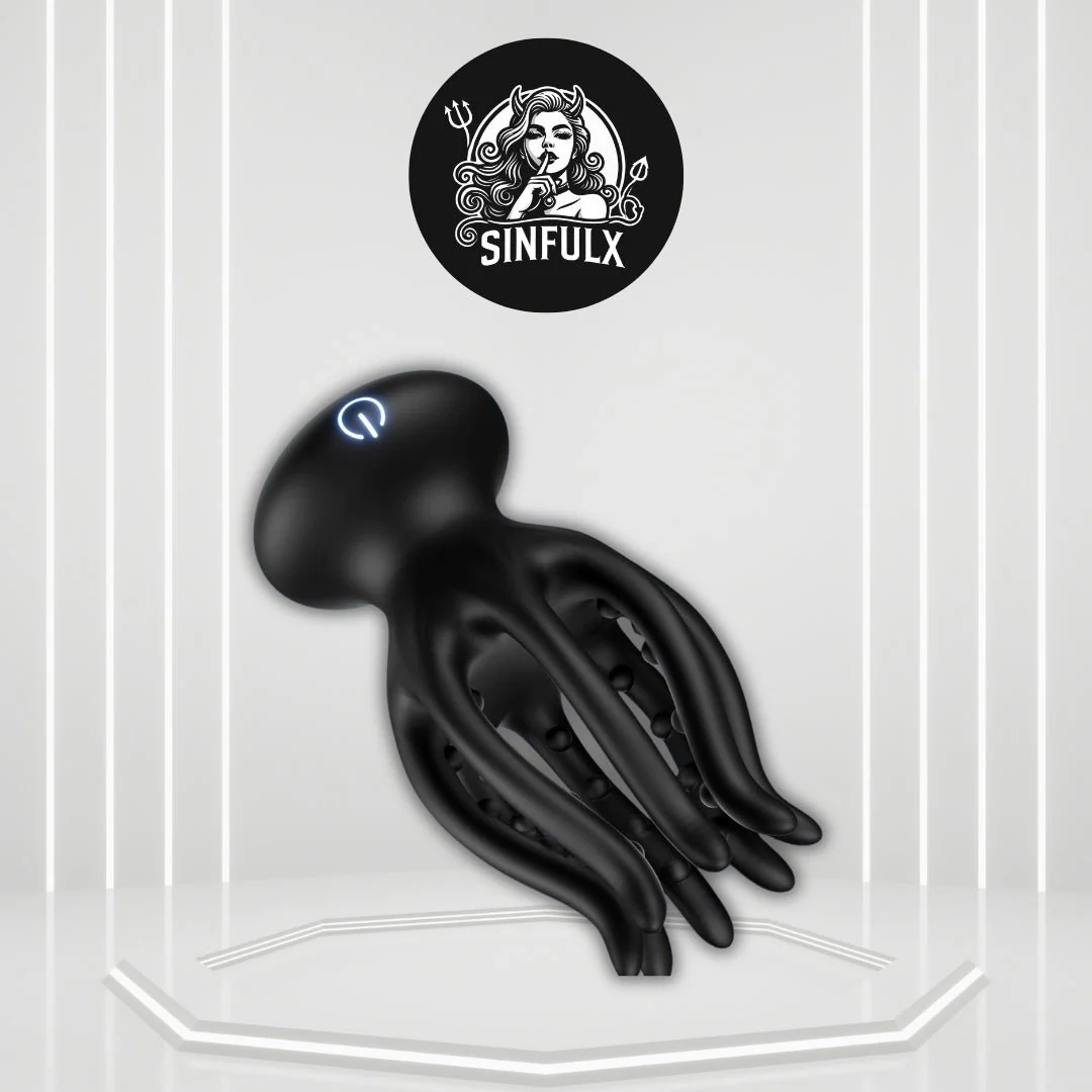 OctoGripX Tentacle Penis Training Vibrator 10 Modes 360 Wrap