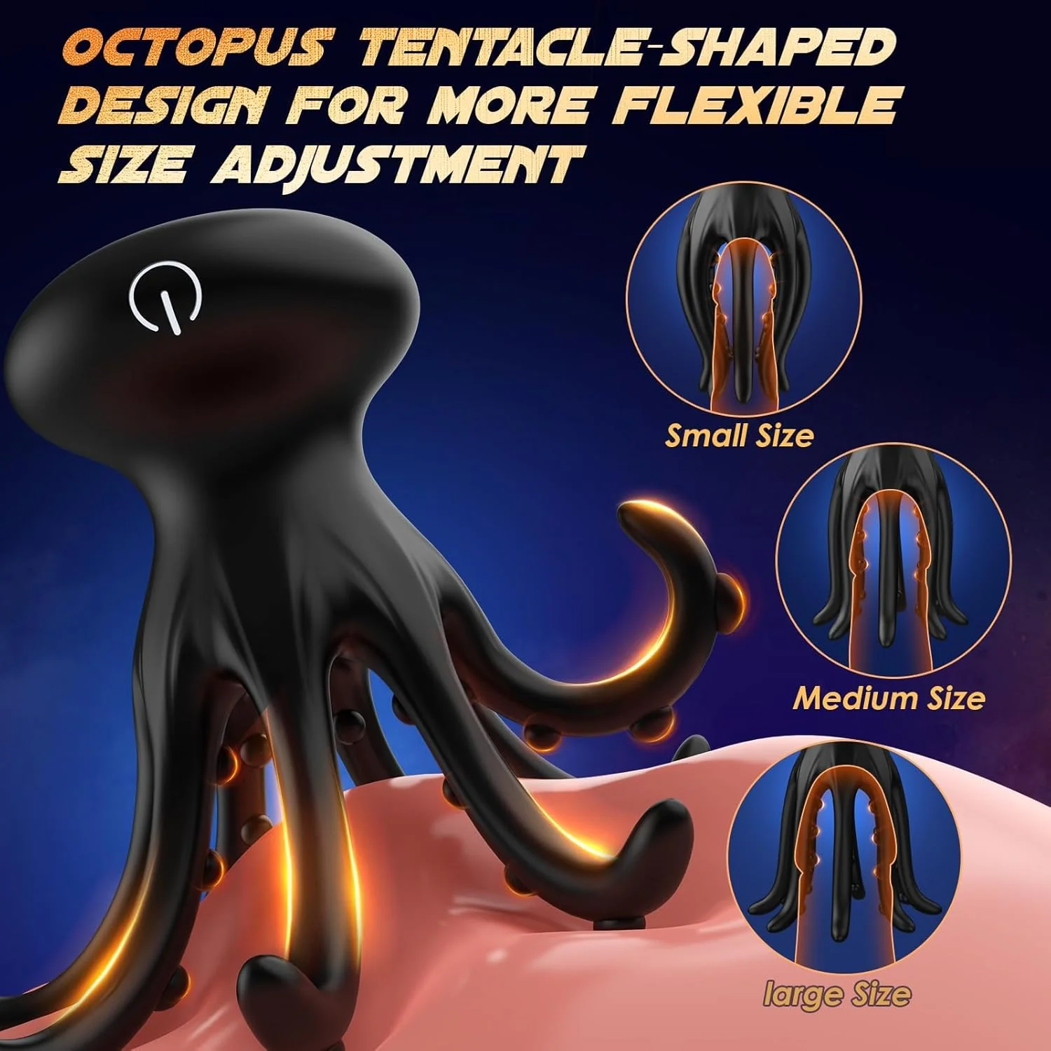 OctoGripX Tentacle Penis Training Vibrator 10 Modes 360 Wrap - Image 7