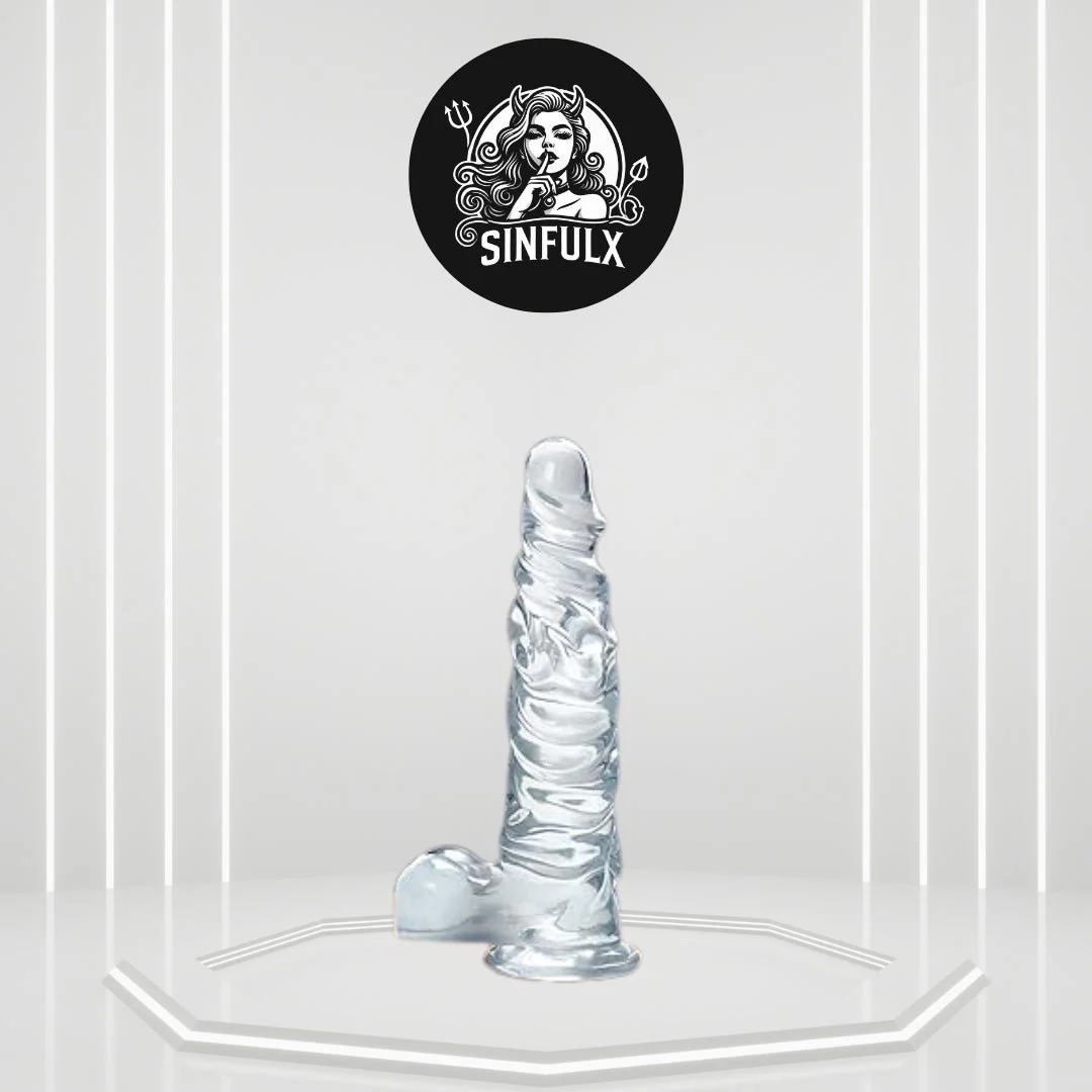 MoonRipple 11.8" Advanced Clear Dildo