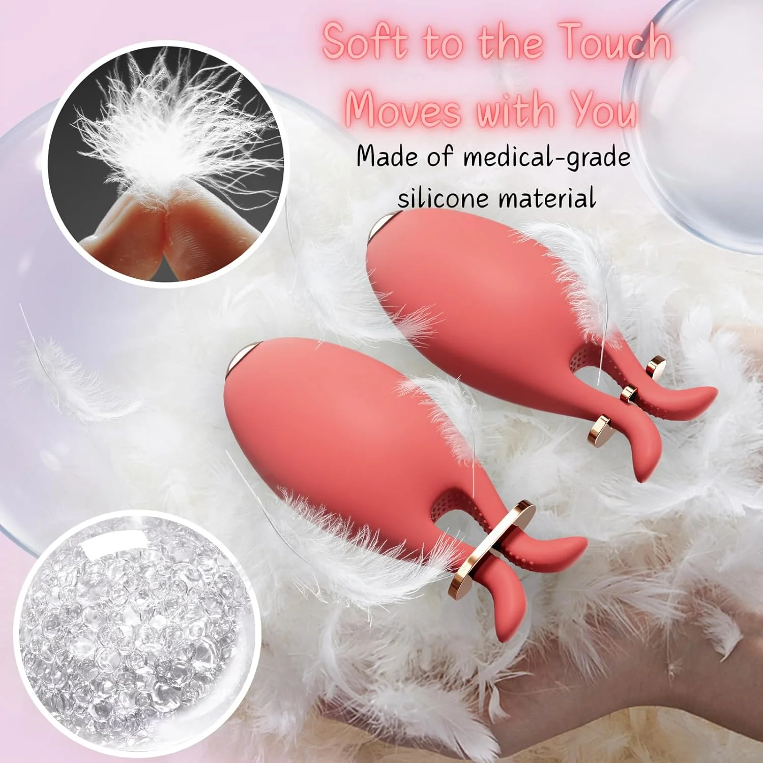 SilkGrip 10-Mode Vibrating Nipple Clamps – Waterproof - Image 3