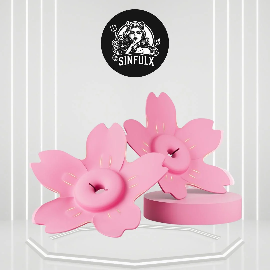 BloomSync App-Control Nipple Vibrators – 9 Modes, Hands-Free