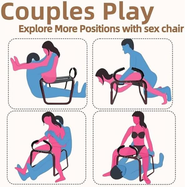 PassionFrame Red Sex Position Chair - Image 2