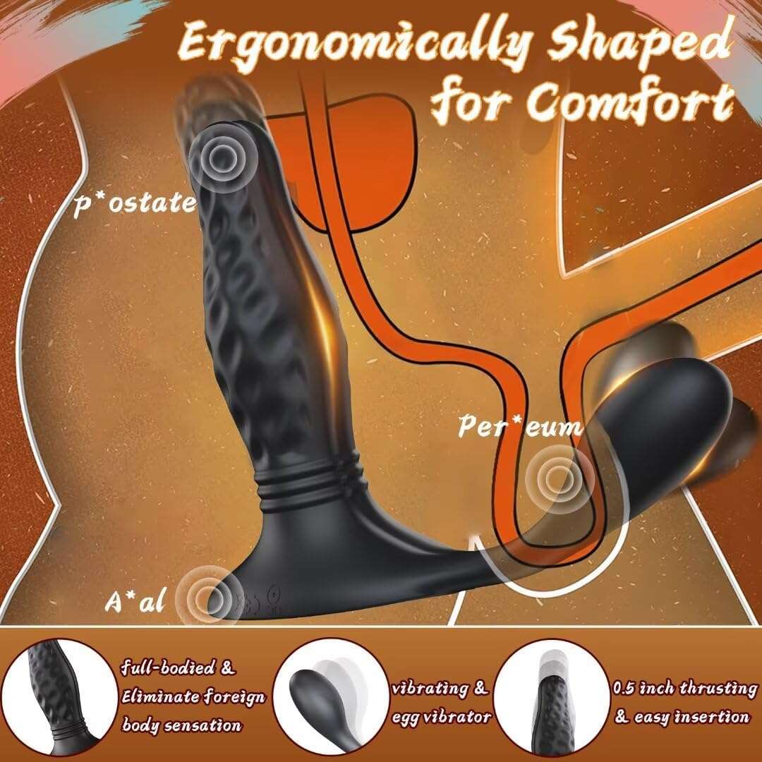 PowerPeak Remote Control Prostate Massager Anal Vibrator - Image 3