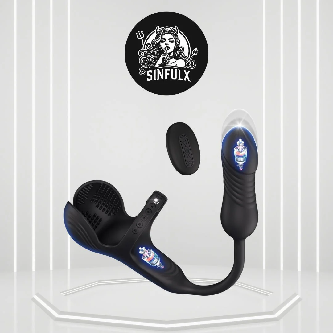 DominusCore Thrusting Prostate Massager Cock Ring 10 Modes