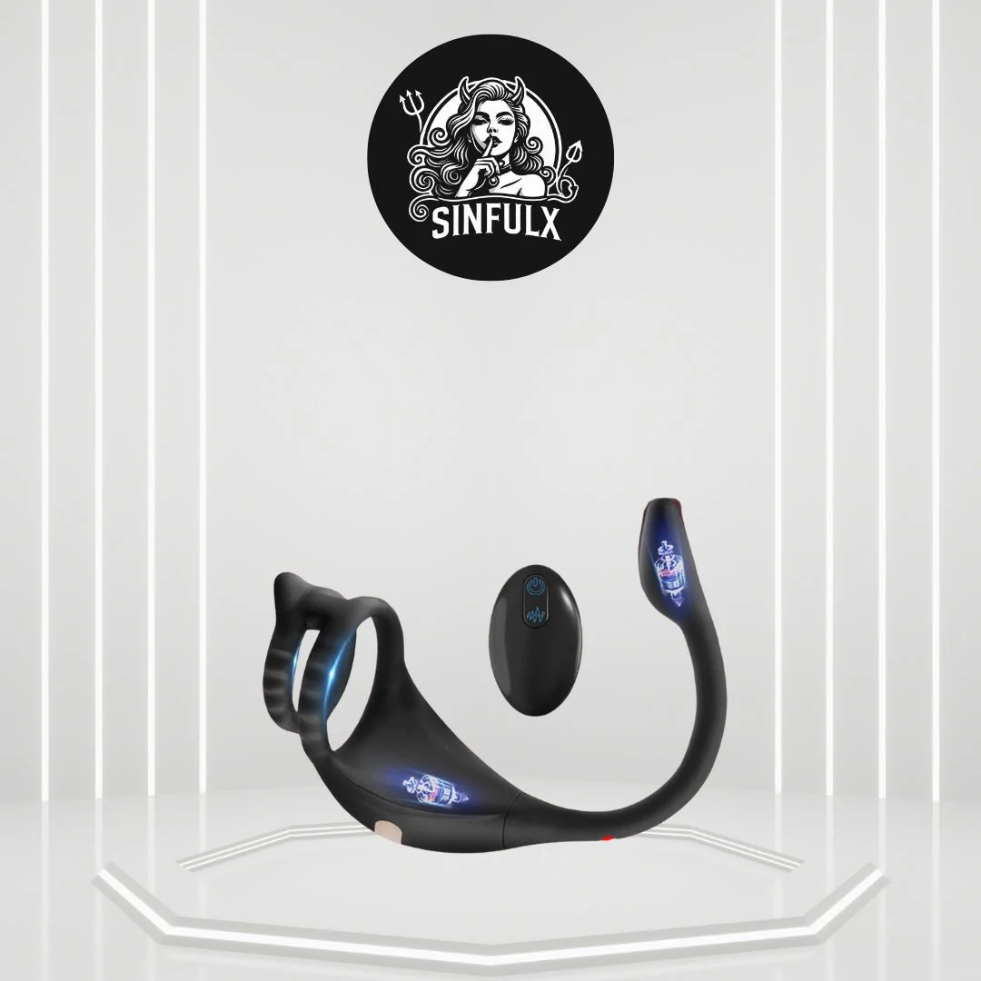 PulsePower Vibrating Penis Ring Taint Stimulator