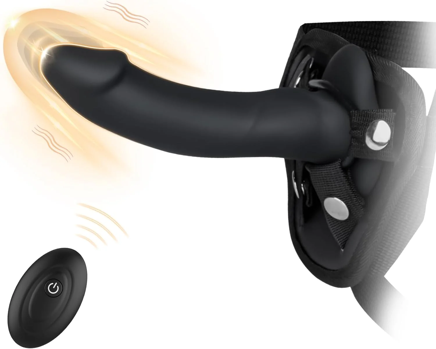 PulseControl Remote Control Strap-On Dildo Set