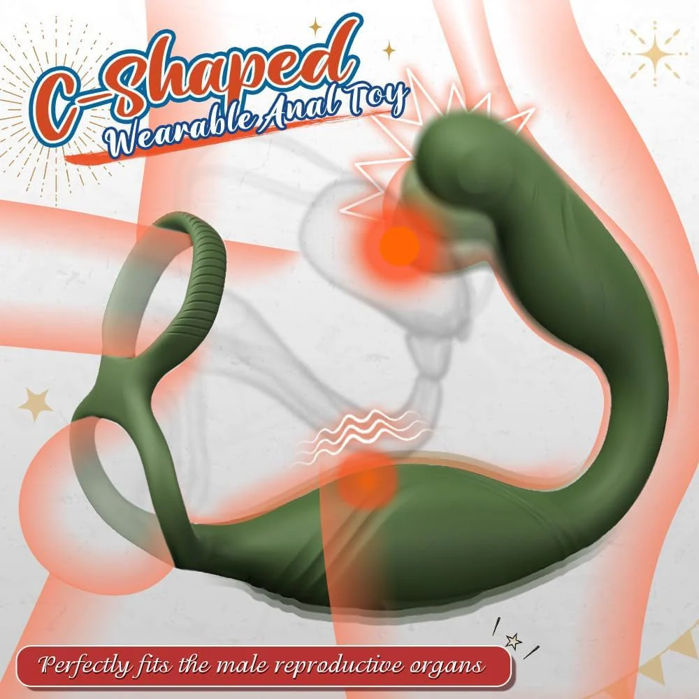 RotateCoreX Rotating Prostate Massager Cock Ring 10 Modes Remote - Image 3